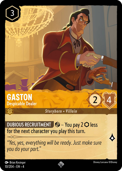 Gaston - Despicable Dealer - 10/204