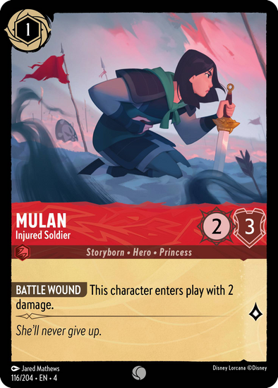Mulan - Injured Soldier - 116/204