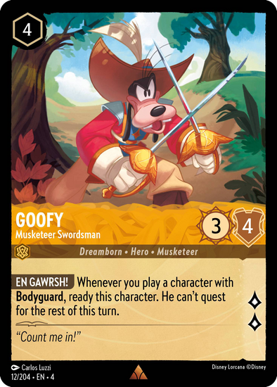 Goofy - Musketeer Swordsman - 12/204