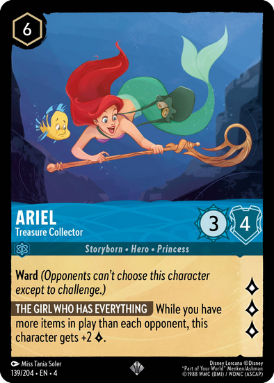Ariel - Treasure Collector - 139/204