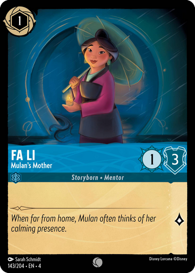 Fa Li - Mulan's Mother - 143/204