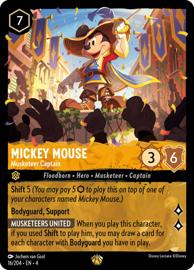 Mickey Mouse - Musketeer Captain - 16/204