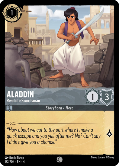 Aladdin - Resolute Swordsman - 172/204