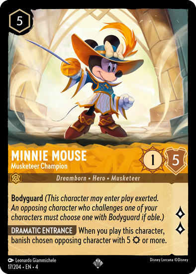 Minnie Mouse - Musketeer Champion - 17/204