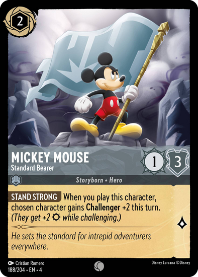 Mickey Mouse - Standard Bearer - 188/204