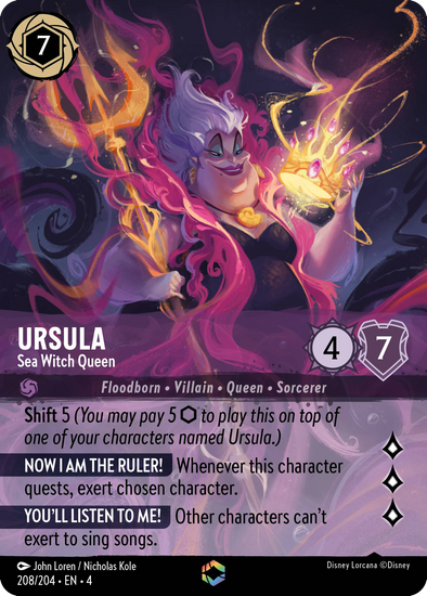 Ursula - Sea Witch Queen - 208/204