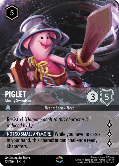 Piglet - Sturdy Swordsman - 221/204