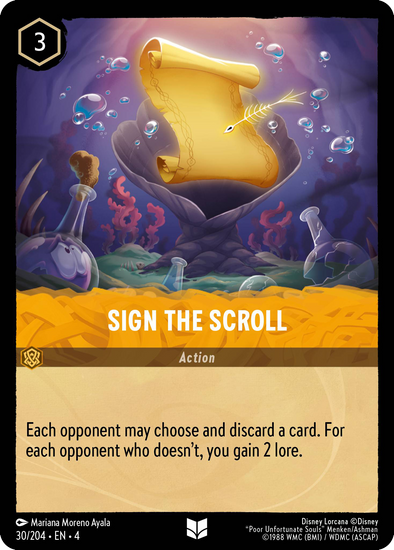 Sign The Scroll - 30/204