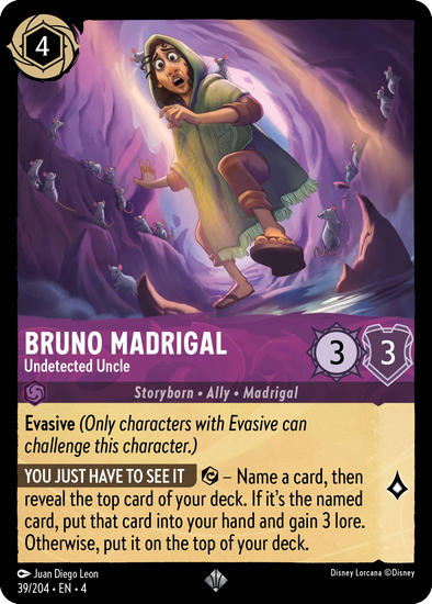 Bruno Madrigal - Undetected Uncle - 39/204