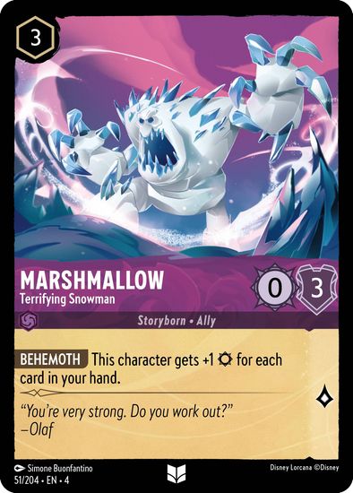 Marshmallow - Terrifying Snowman - 51/204