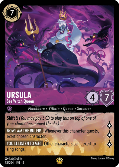 Ursula - Sea Witch Queen - 58/204