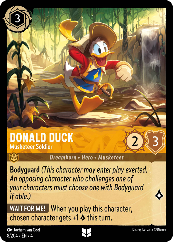 Donald Duck - Musketeer Soldier - 8/204