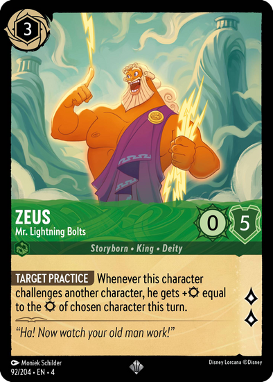 Zeus - Mr. Lightning Bolts - 92/204