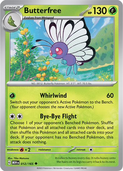 Butterfree 012/165