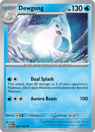 Dewgong 087/165