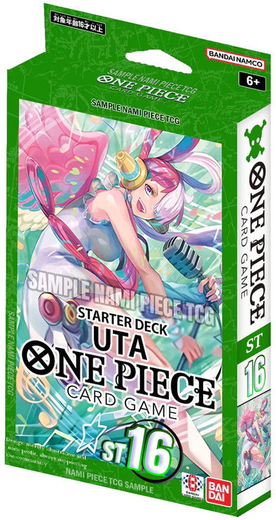 One Piece Card Game Starter Deck - Green Uta (ST-16) | Film-Themed Strategy Deck Endo Collects One Piece Card Game Starter Deck - Green Uta (ST-16) | Film-Themed Strategy Deck Endo Collects
